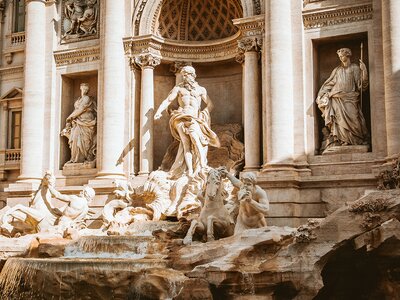 Fontanta di Trevi Brunnen in Rom